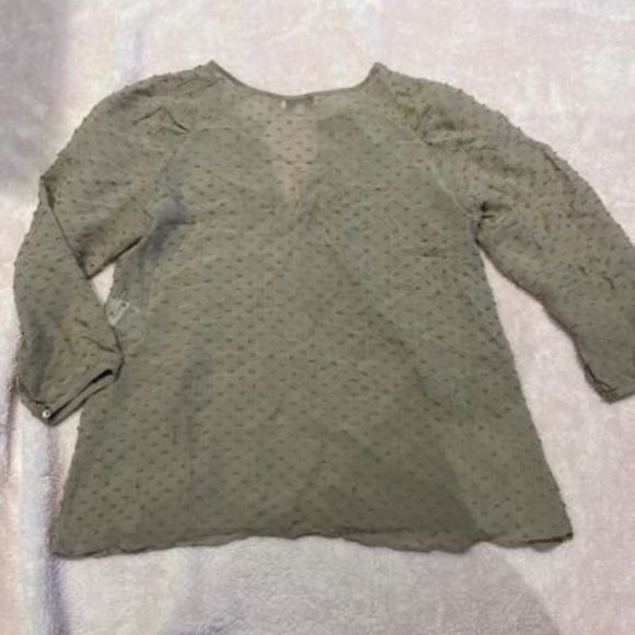 Babaton Aritzia "Augusta" Silk Swiss Dot Blouse - Picture 11 of 14